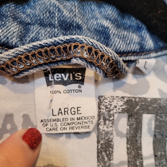 Levi's 90's Vintage Silvertab Jean Denim Vest - Picture 8 of 12